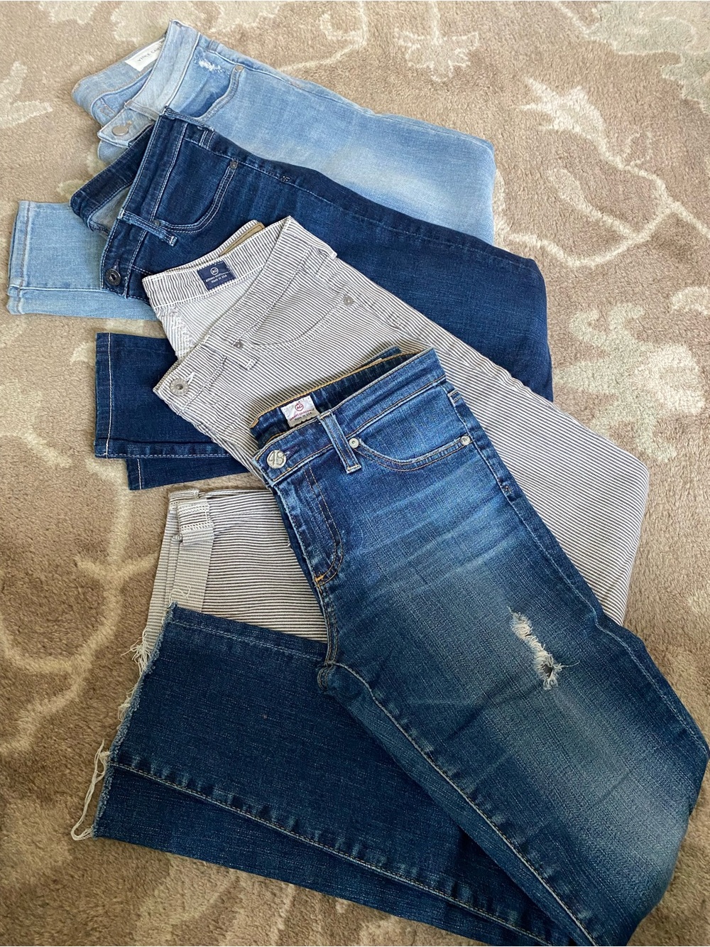 AG Adriano Goldschmied Vince Camuto Skinny Slim Jeans 28 The Stilt Bundle of 4